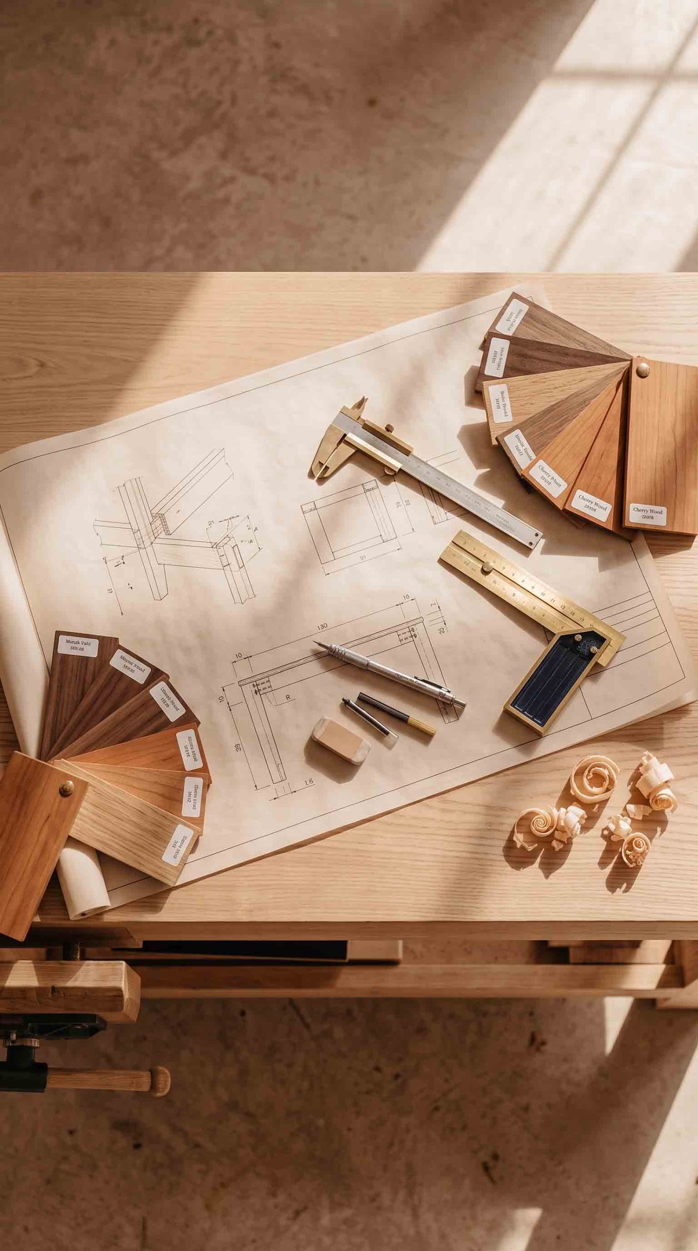Technical Drawing course — master drafting techniques for furniture and woodworking blueprints